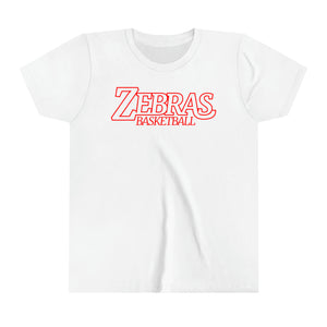 Zebras Basketball 001 Youth Tee