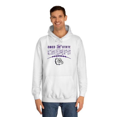 Fayetteville Bulldogs 2023 7A State Football Champions Unisex Adult Hoodie