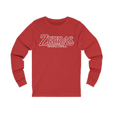 Load image into Gallery viewer, Zebras Basketball 001 Adult Long Sleeve Tee