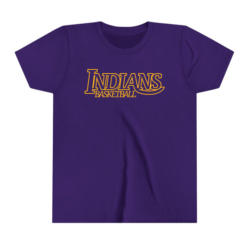 Indians Basketball 001 Youth Tee
