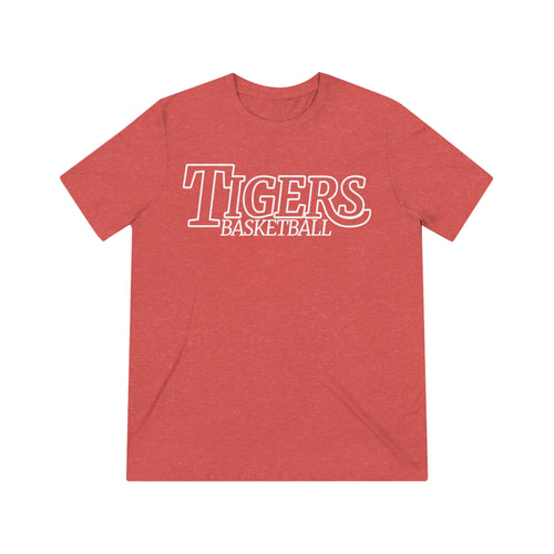 Tigers Basketball 001 Unisex Adult Tee