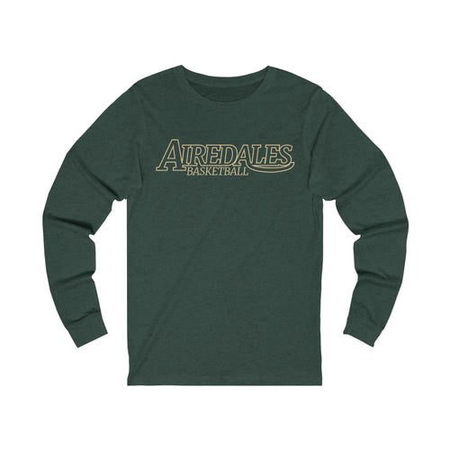 Airedales Basketball 001 Adult Long Sleeve Tee