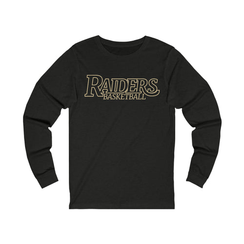 Raiders Basketball 001 Adult Long Sleeve Tee