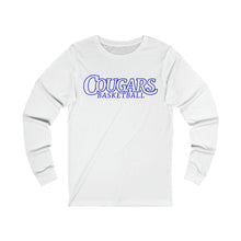 Load image into Gallery viewer, Cougars Basketball 001 Adult Long Sleeve Tee