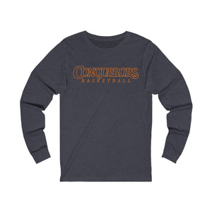 Conquerors Basketball 001 Adult Long Sleeve Tee