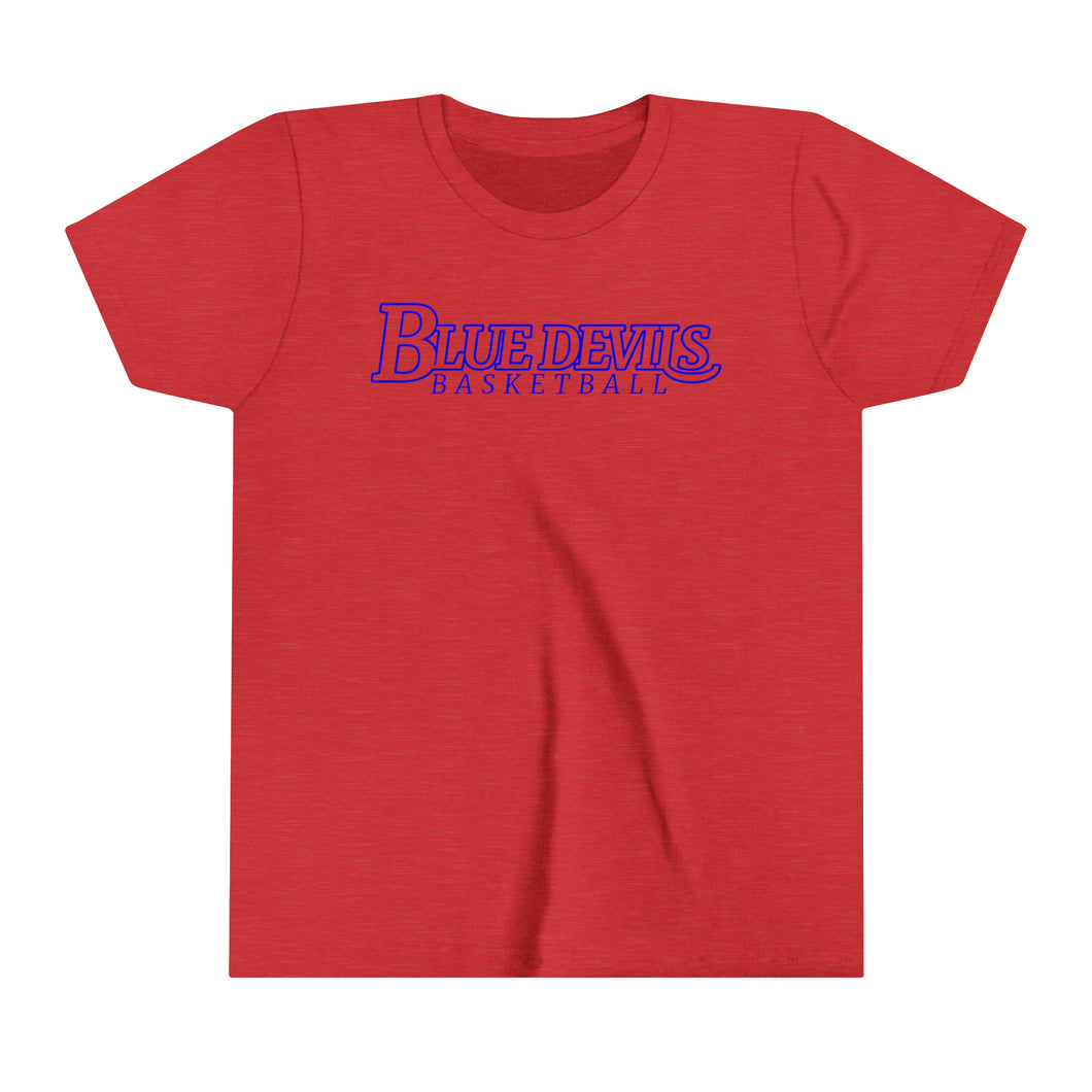 Blue Devils Basketball 001 Youth Tee