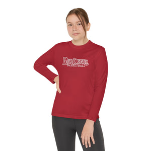 Red Devils Basketball 001 Youth Long Sleeve Tee
