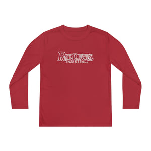 Red Devils Basketball 001 Youth Long Sleeve Tee