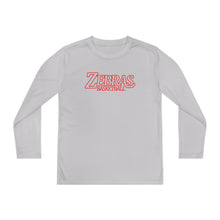 Load image into Gallery viewer, Zebras Basketball 001 Youth Long Sleeve Tee
