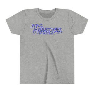 Charging Wildcats Basketball 001 Youth Tee