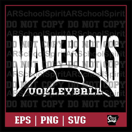 Mavericks Volleyball Design