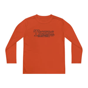 Tigers Basketball 001 Youth Long Sleeve Tee