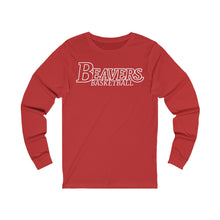 Load image into Gallery viewer, Beavers Basketball 001 Adult Long Sleeve Tee