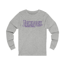 Load image into Gallery viewer, Indians Basketball 001 Adult Long Sleeve Tee