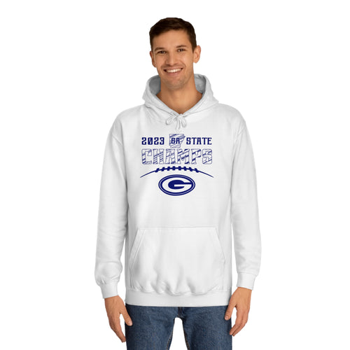 Greenwood Bulldogs 2023 6A State Football Champions Unisex Adult Hoodie