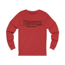 Load image into Gallery viewer, Knights Basketball 001 Adult Long Sleeve Tee