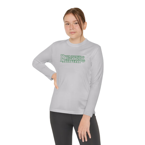 Pointers Basketball 001 Youth Long Sleeve Tee