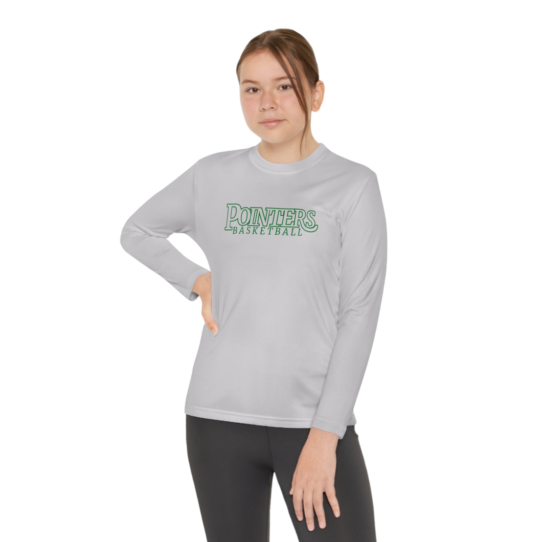 Pointers Basketball 001 Youth Long Sleeve Tee