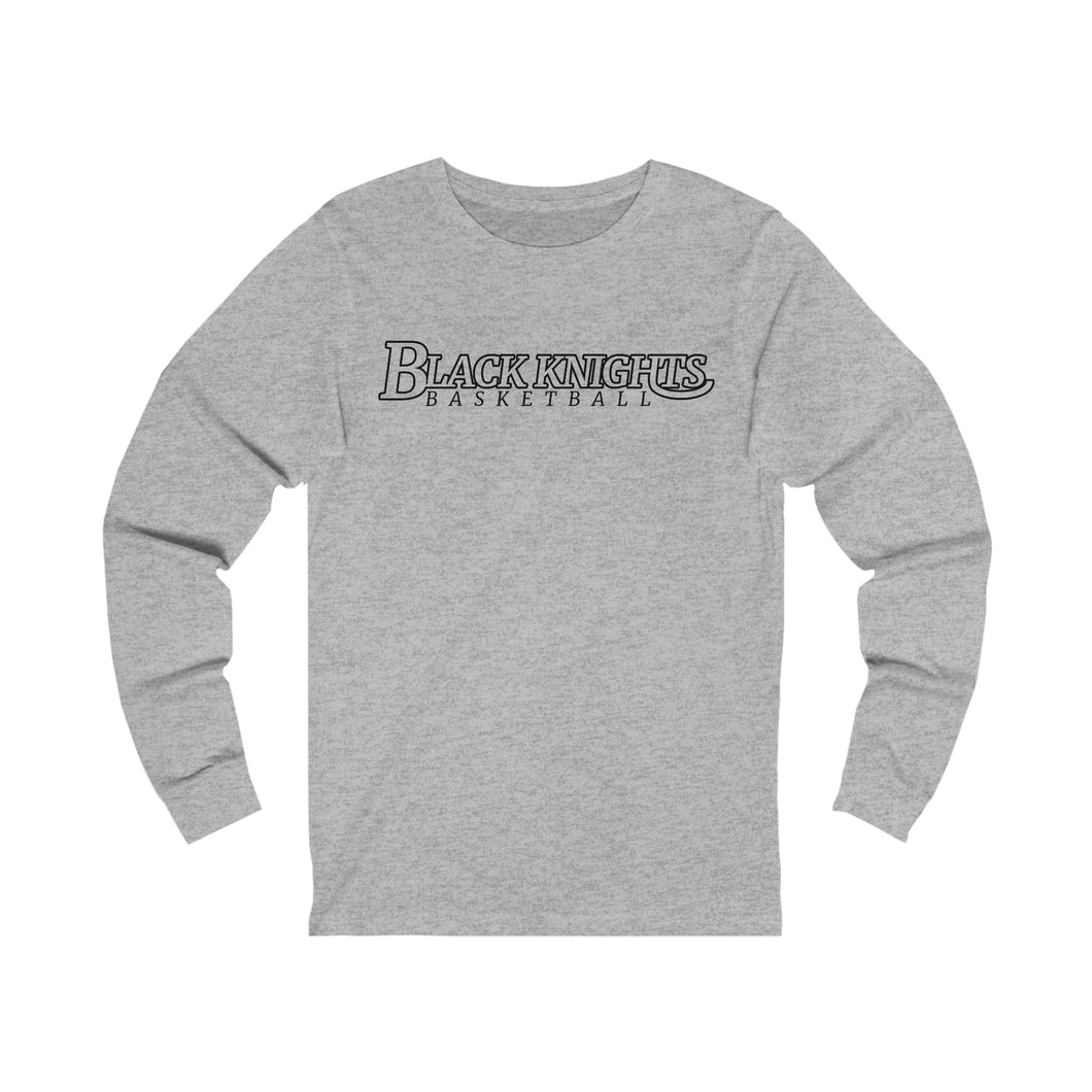 Black Knights Basketball 001 Adult Long Sleeve Tee