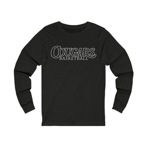 Cougars Basketball 001 Adult Long Sleeve Tee