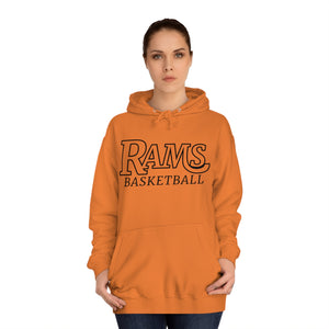 Rams Basketball 001 Unisex Adult Hoodie