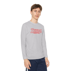 Zebras Basketball 001 Youth Long Sleeve Tee