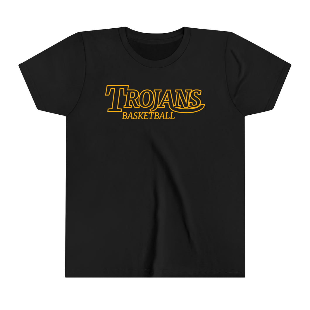 Trojans Basketball 001 Youth Tee