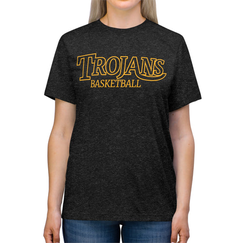 Trojans Basketball 001 Unisex Adult Tee