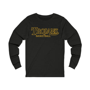 Trojans Basketball 001 Adult Long Sleeve Tee