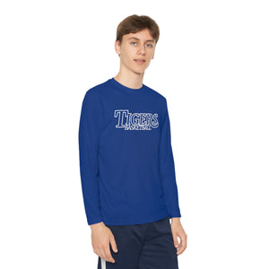 Tigers Basketball 001 Youth Long Sleeve Tee