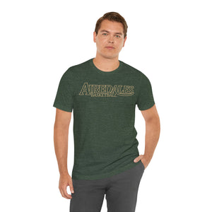 Airedales Basketball 001 Unisex Adult Tee