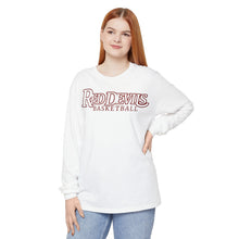 Load image into Gallery viewer, Red Devils Basketball 001 Adult Long Sleeve Tee