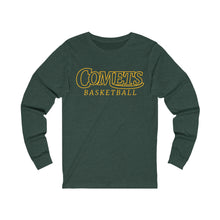 Load image into Gallery viewer, Comets Basketball 001 Adult Long Sleeve Tee
