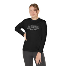 Load image into Gallery viewer, Miners Basketball 001 Youth Long Sleeve Tee