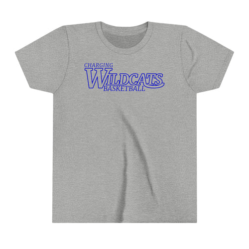 Charging Wildcats Basketball 001 Youth Tee