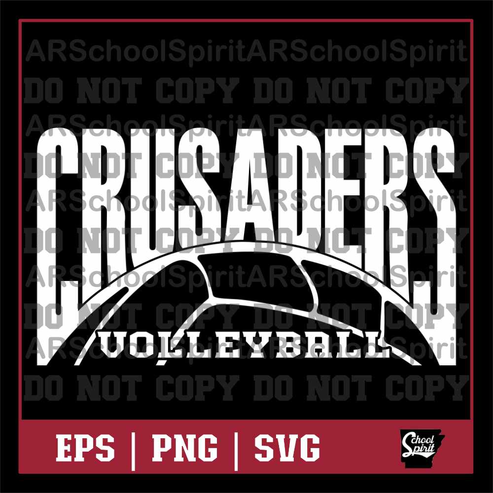 Crusaders Volleyball Design