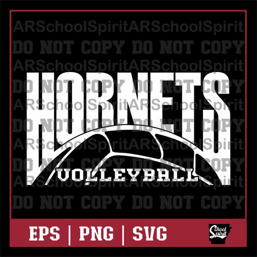 Hornets Volleyball Design