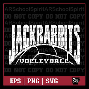 Jackrabbits Volleyball Design