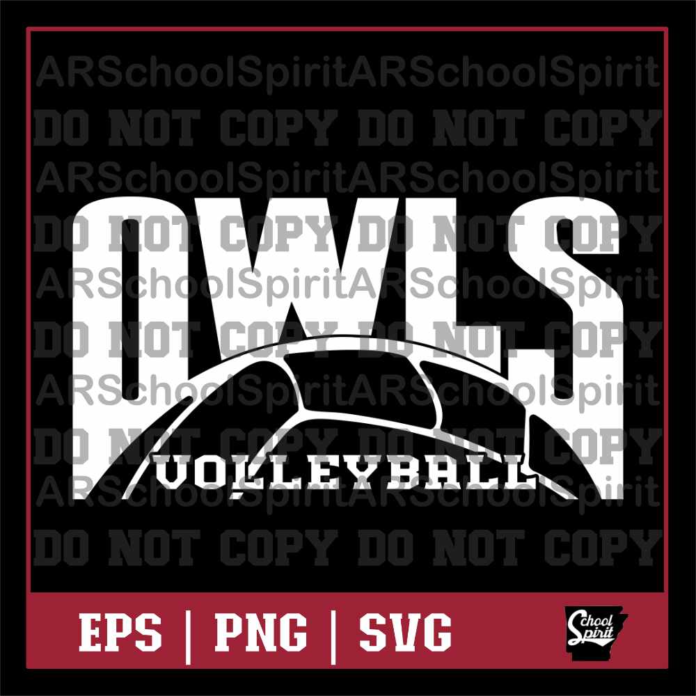 Owls Volleyball Design