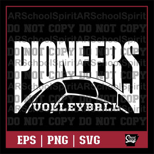 Pioneers Volleyball Design