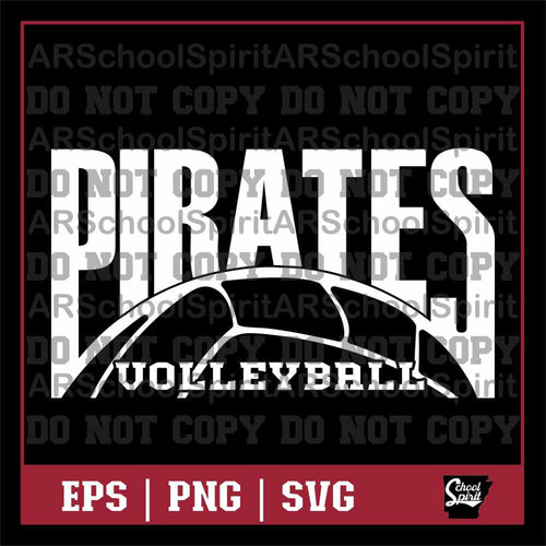 Pirates Volleyball Design