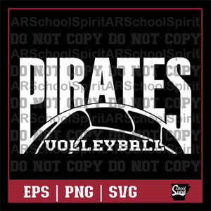 Pirates Volleyball Design