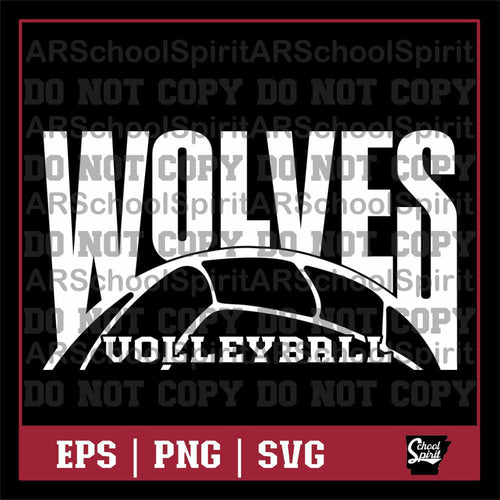 Wolves Volleyball Design
